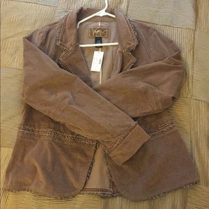 Light Brown Corduroy Blazer by Venezia. Size 14/16